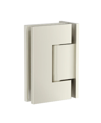 Meir Shower Door Accessories, Wall-to-Glass Hinge - Brushed Nickel