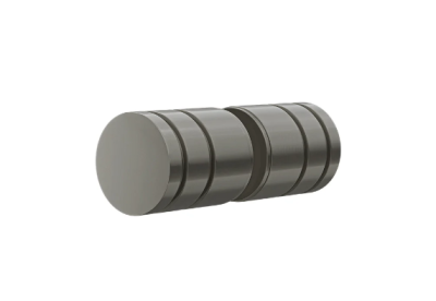 Meir Shower Door Accessories, Round Door Handle - Gun Metal