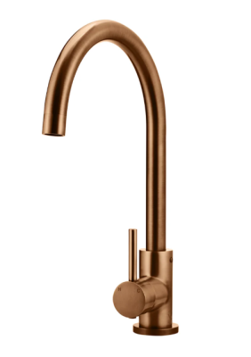 Meir Round Kitchen Mixer - Lustre Bronze