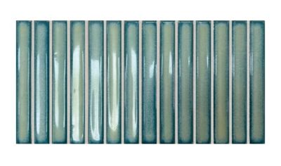 Osaka Bars Green 125x250x8.5mm Gloss Porcelain (0.44sqm/box)