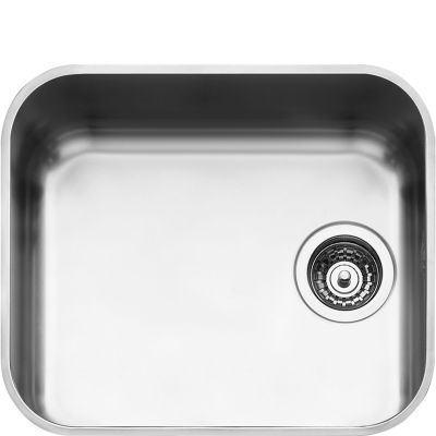 Stainless Steel Single Bowl Undermount Brushed Stainless Steel 180x470x420mm