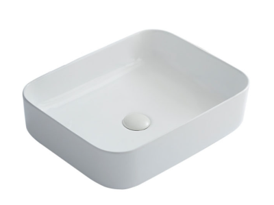 White Rectangle Basin 505x340x110mm