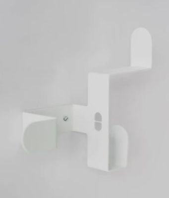 White Robe Hook made from Powder coated treated 3CR mild steel 150mm  200mm (H) 50mm (W) 