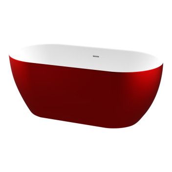 Zala Freestanding Bath Red 1440x750x570mm