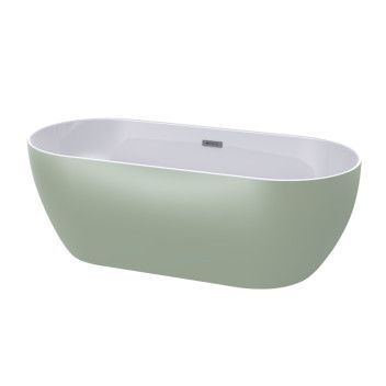 Cowley Freestanding Bath Sage Green 1620x735x570mm