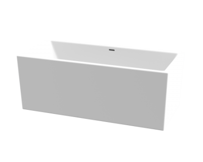 Zador Freestanding Bath Polished White 1500x700x570mm
