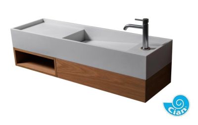 Ledge 1000 Wall Hung Basin Only 1000x300x130