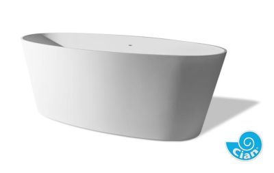 Venetia Freestanding Bath Polished White 1570x660x570mm
