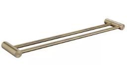 Valleuse Towel Rail Double 60cm Brushed Gold