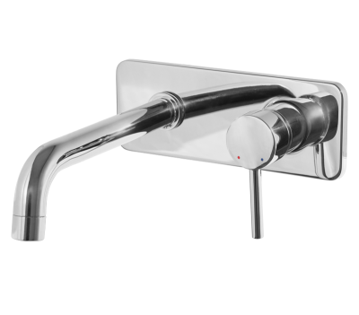 Moon Basin Concealed Mixer With Spout Chrome