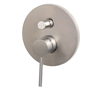 Neo Brushed Stainless Steel Concealed Diverter Mixer