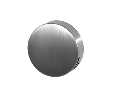Round Bath Filler Overflow Brushed Stainless Steel 