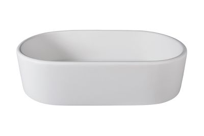Adelaide Countertop Basin Polished  White  575x245x120mm