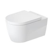 ME by Starck, wall-mounted, washdown toilet, HygieneFlush, rimless white, with HygieneGlaze