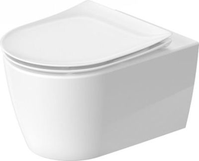 Soleil by Starck Toilet Wall-hung HygieneFlush Polished Ceramic White 4.5L
