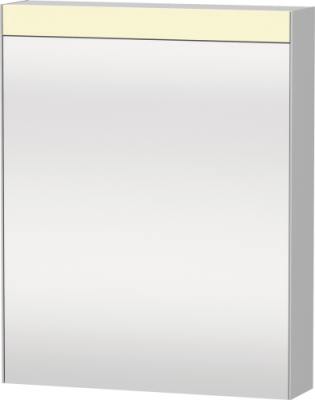 Light & Mirror Mirror Cabinet Single Door White 610 (W)X148X760 mm