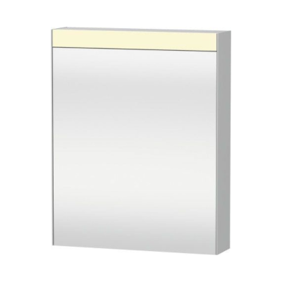 Light & Mirror Mirror Cabinet Single Door White 610 (W)X148X760 mm