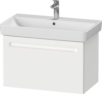 No.1 Vanity Unit Wall-mounted Wkith 1 Pull-out Compartment 740x426mm Matt White
