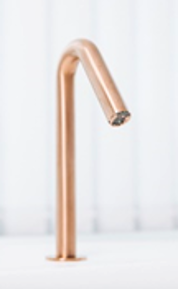 Sintra Faucet Powered by IP67 Dual power input box with a 9V battery PVD Copper Finish