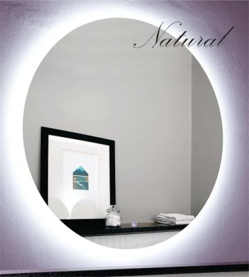 Round LED Mirror 35x900mm With 3 Lighting Settings And Anti Fog