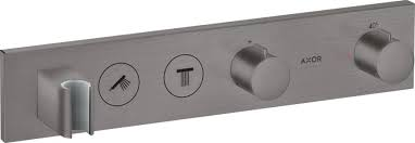 ShowerSolutions Tap Thermostatic Module Select 460/90 For C/I For 2 Functions Brushed Black Chrome