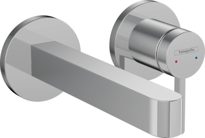 Finoris Single lever basin mixer for concealed installation wall-mounted with spout Chrome