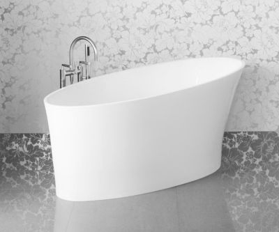 Cianti Freestanding Bath Matt White 1520x730x580mm