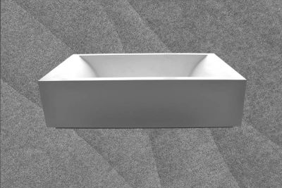 Flute In A Box Freestanding Bath Matt White 1870x900x555mm