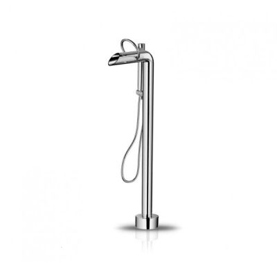 Jee-Pure Bath Mixer incl H/S Brushed
