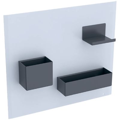 Acanto Magnetic Board With Storage Boxes