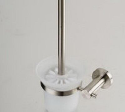 Inox Toilet Brush Holder  - Brushed