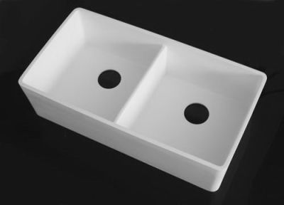 Butler Double Sink Butler White Gloss Interior 800x425x220mm