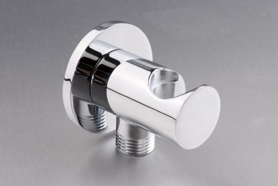 Wall Outlet & Shower Bracket Combo Round