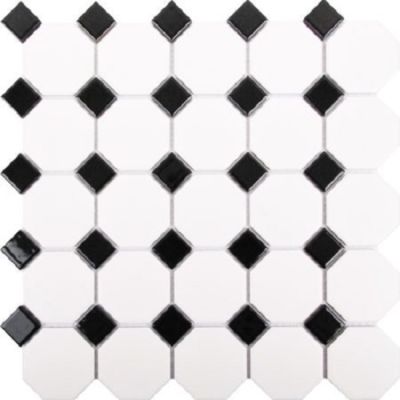White /Black Octagonal (56x56)309x309mm