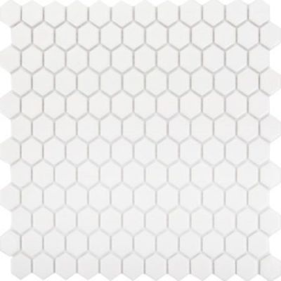 White Gloss Mini Hexagon (260x305mm)