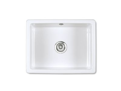Shaws Inset 600 White Sink 595x460x255