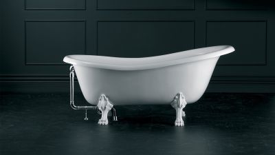Roxburgh Freestanding Bath Polished White 1700x810x595mm
