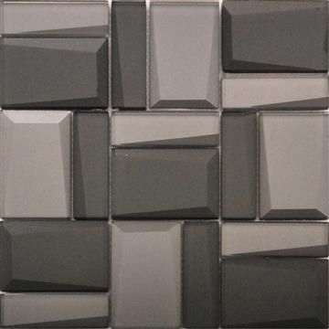 Prism Dark Grey Rectangular (300x300mm)