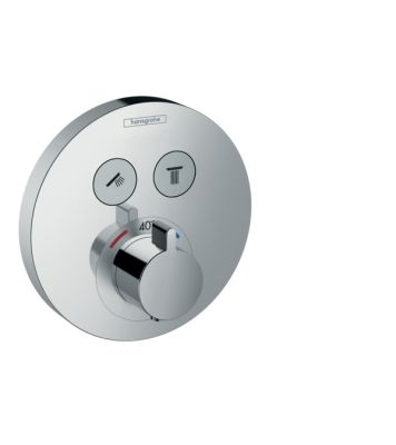 ShowerSelect S Thermostat for Concealed Installation for 2 Functions
