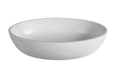 Gabriella Countertop Basin Polished White 520x320x125mm