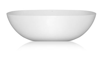 Chloe Freestanding Bath Polished White 1590x735x510mm