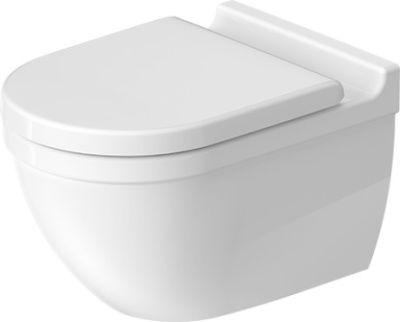 Starck 3 Wall-Mounted Toilet White  Rimless 