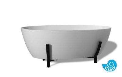 Essex Freestanding Bath Polished White 1510x760x575mm