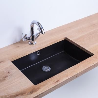 Swift Large Underslung Basin Black 520x340mm 