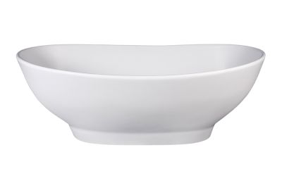Melbourne Freestanding Bath Polished White 1645x900x575mm