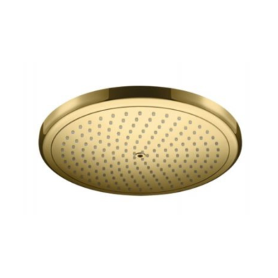 Croma 280 Air Overhead Shower Polished Gold Optic