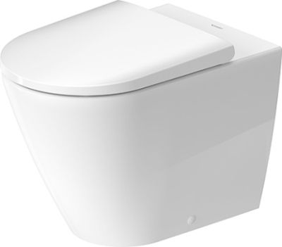 D-Neo Floor-Mounted Toilet White High Rimless