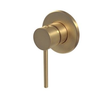 Neo Brushed Brass Concealed Shower Mixer