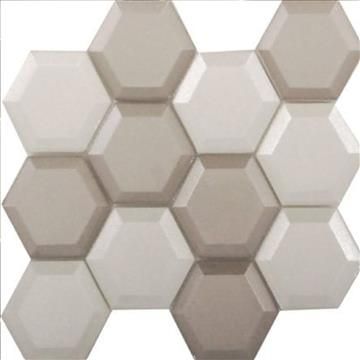 Prism Silver Hexagon (260x220mm)