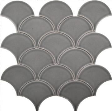 Fan Dark Grey Gloss (270x300mm)